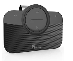 SUNITEC Vivavoce Bluetooth per Auto 5.0,Altoparlante incorporato da  3W,Supporto Siri,Auto ON,Co,nnessione Automatica,Guida  Vocale,Musica,Vivavoce Auto