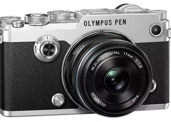 Беззеркалка Olympus PEN-F в ретро-стиле с 5-осевой стабилизацией