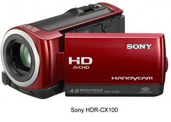 Sony HDR-CX100 и другие видеокамеры с флеш-памятью: линейка 2009 года