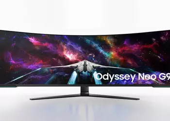 Гигантский изогнутый монитор Samsung Odyssey Neo G9 с частотой обновления 240 Гц и диагональю 57” поступит в продажу в конце августа