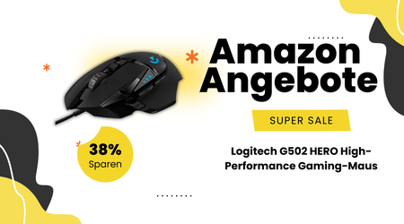 Logitech G502 HERO Gaming-Maus – Black Friday Rabatt von 21€!