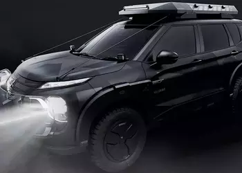В стиле Metal Gear Solid: Mitsubishi показала концепт Outlander PHEV Night Seeker
