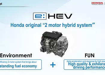Honda анонсировала новую гибридную систему e:HEV