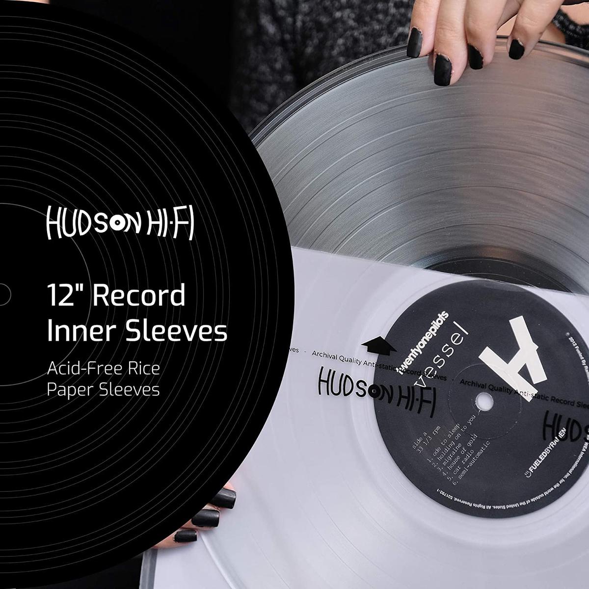 Hudson Hi-Fi Anti-Static Vinyl Record Inner ...