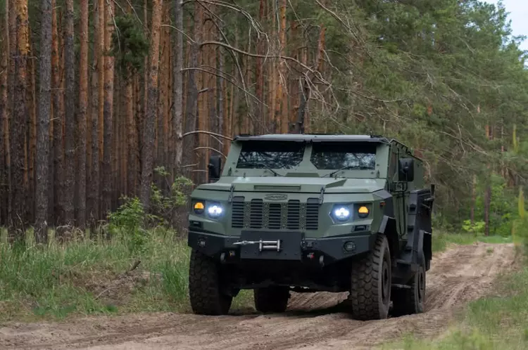 Ukrainian armoured vehicle VARTA 2 is ...