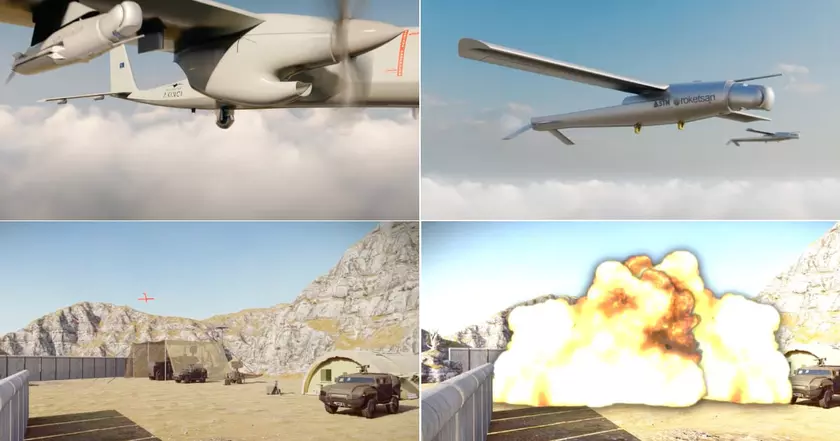 Roketsan и STM создали интеллектуальный беспилотник-камикадзе ALPAGUT, который можно запускать с Bayraktar Akinci