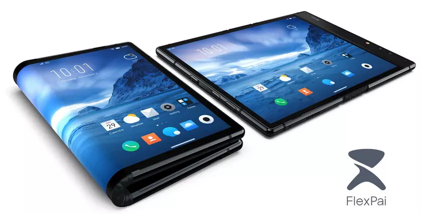 Первый в мире сгибаемый смартфон FlexPai оснащён 7.8-дюймовым дисплеем