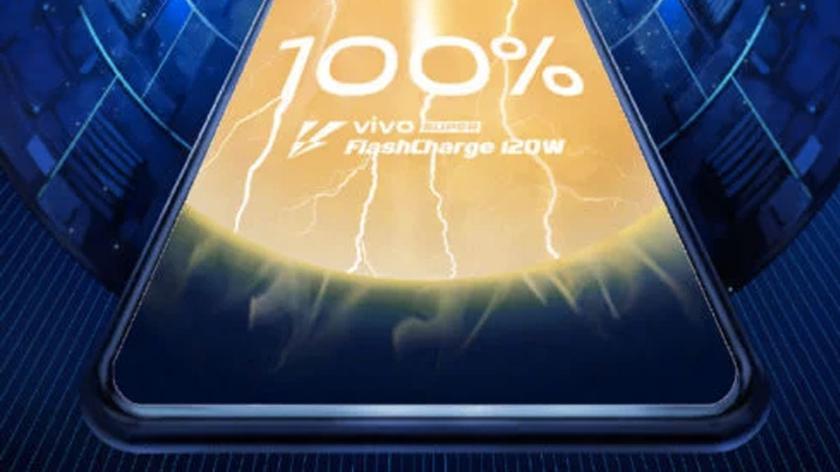 100% за 13 хвилин: Vivo представила рекордно швидку зарядку потужністю 120 Вт