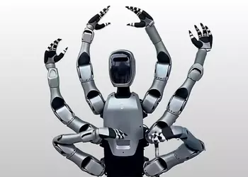 Шива, подержи мое пиво: китайская компания Midea представила промышленного андроида Miro U с шестью руками