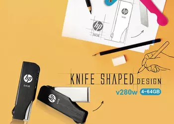 HP v280w: USB-флешка, косящая под перочинный нож