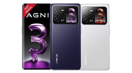 Lava Agni 3 5G smarttelefon med to AMOLED-skjermer og en dedikert knapp for forskjellige handlinger blir avduket i India