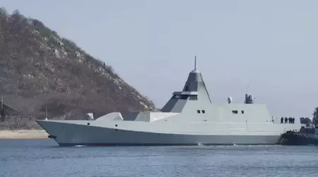 China tests mysterious stealth corvette with 16 missiles on board
