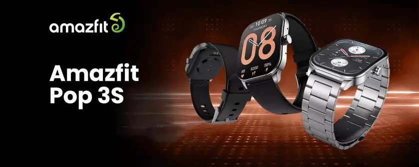 Amazfit готовит к выходу смарт-часы Pop 3S с AMOLED-экраном, датчиком SpO2 и автономностью до 12 дней
