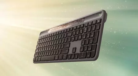 No cables, no batteries: Logitech has launched a keyboard with a built-in solar panel.