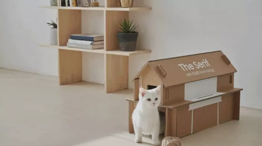 Samsung теперь упаковывает телевизоры в коробки, из которых потом можно сделать мебель