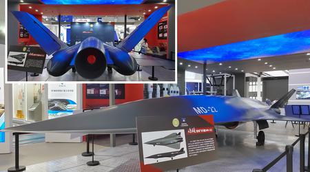 China has developed an MD-22 drone with a flight speed of 8,645 km/h, a range of 8,000 km, and a payload of 4,000 kg to test hypersonic technology