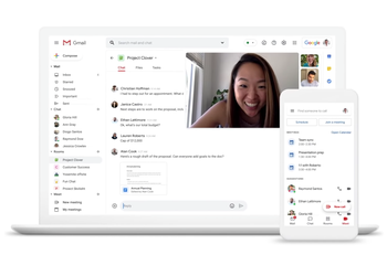 Google представила новый Gmail для пользователей G Suite с глубокой интеграцией сервисов Docs, Chat, Rooms и Meet 