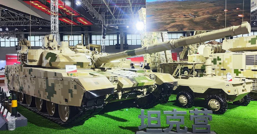 China unveiled an upgraded version of the VT4 tank - it has improved protection, increased firepower and can launch kamikaze drones