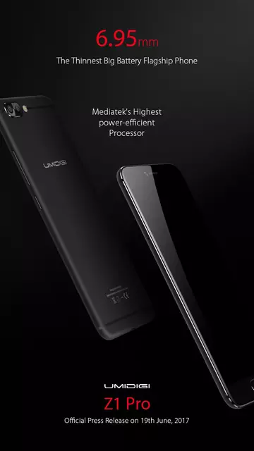 Производительность новых UMIDIGI Z1 и Z1 PRO будет обеспечивать чипсет MediaTek