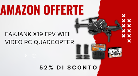 Drone FAKJANK con Doppia Fotocamera HD – Sconto di 42€!