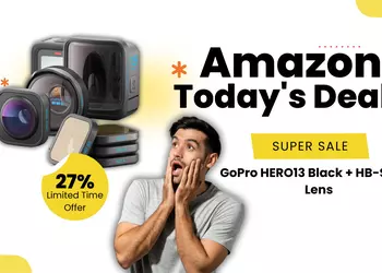 GoPro HERO13 Black + HB-Series Lens Collection Bundle – Now $200 Off on Amazon!
