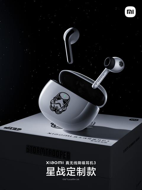 Fone de ouvido Xiaomi Redmi Buds 3 Edição Star Wars M2111e1 Stormtrooper Bluetooth - Branco/Preto
