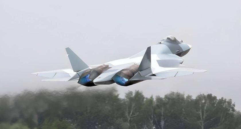 До 2027 года россия начнёт поставки истребителей пятого поколения Су-57, оснащённых двигателями шестого поколения с изменяемым вектором тяги