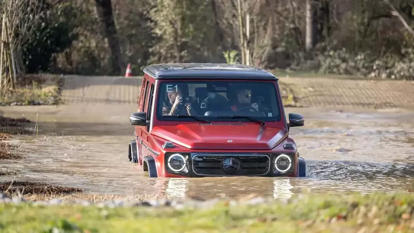 Внедорожник Mercedes-Benz G-Class на испытаниях в Граце