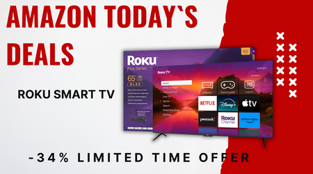 Roku Smart TV 65-Inch QLED 4K – Massive $220 Savings with 34% Off!