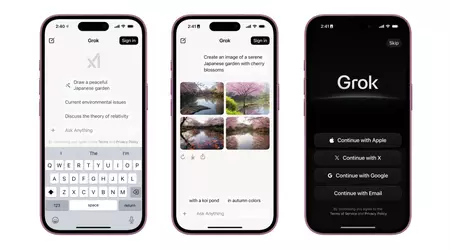 Le chatbot xAI Grok d'Elon Musk est désormais disponible sous la forme d'une application gratuite distincte.