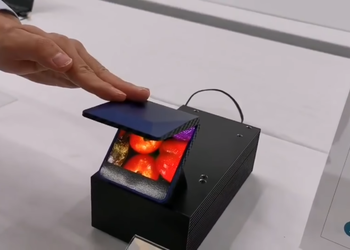Sharp показал прототип смартфона с гибким 6.18-дюймовым AMOLED-дисплеем