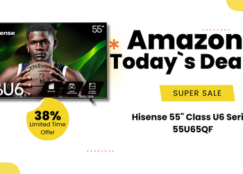 Hisense 55" U6 Series 55U65QF TV – Premium Mini-LED Technology with 38% Discount!