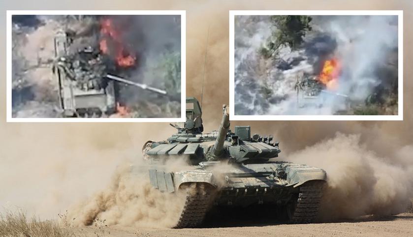 Украинский FPV-дрон за $500 уничтожил российский танк Т-90 экспортной стоимостью $2,5 млн