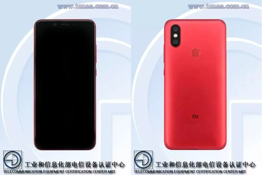Xiaomi Mi 6X появился в TENAA: копия Redmi Note 5 Pro с батареей на 2910 мАч