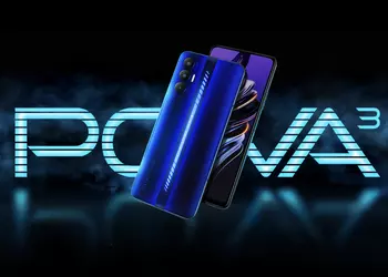Tecno Pova 3: бюджетный смартфон с батареей на 7000 мАч и зарядкой на 33 Вт