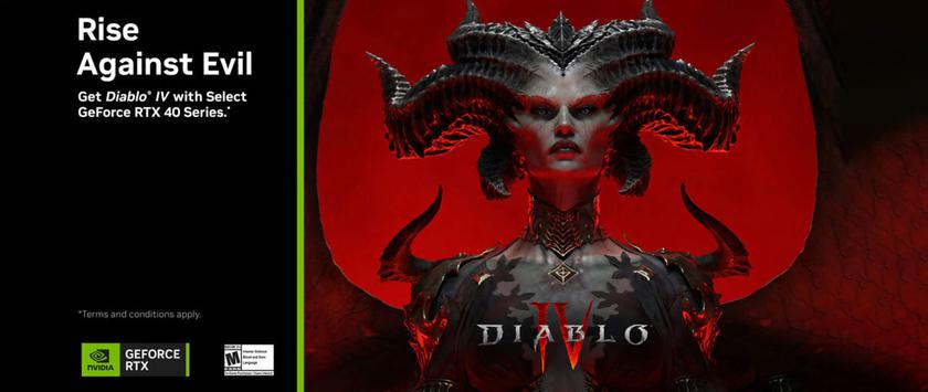 NVIDIA дарит Diablo IV покупателям видеокарт GeForce RTX 4070, RTX 4070 Ti, RTX 4080 и RTX 4090