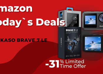 AKASO Brave 7 LE Action Camera Now $50 Off – Save 31% on Amazon!