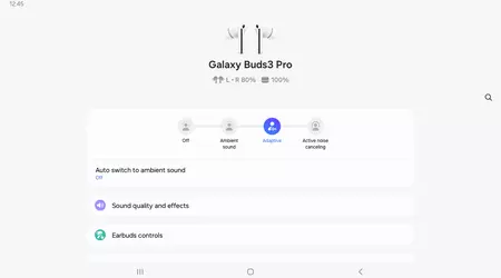 Galaxy Buds 3 Pro Manager app has been updated to match the One UI 7.0 design