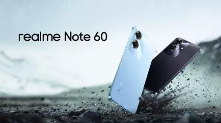 Realme Note 60: $90 smartphone with 90Hz FHD+ screen, IP64 protection and 5000 mAh battery