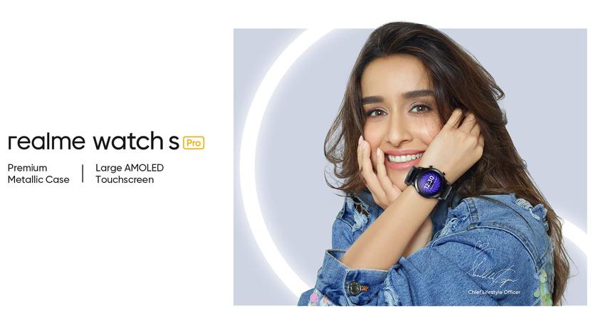 Realme раскрыла подробные характеристики смарт-часов Watch S Pro: водозащита, 1,39" дисплей и до 14 дней автономности