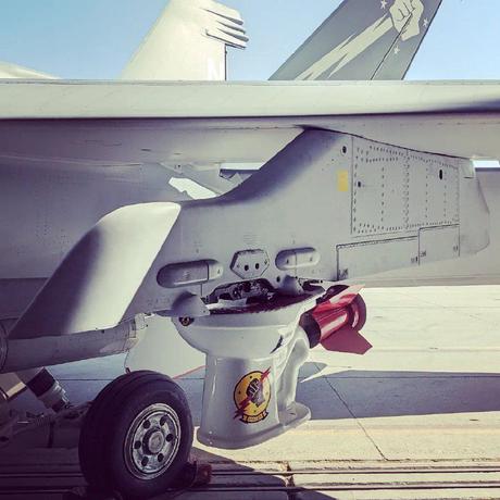 Here's Why A Toilet Is Hanging On A Navy F/A-18 Super Hornet's Wing