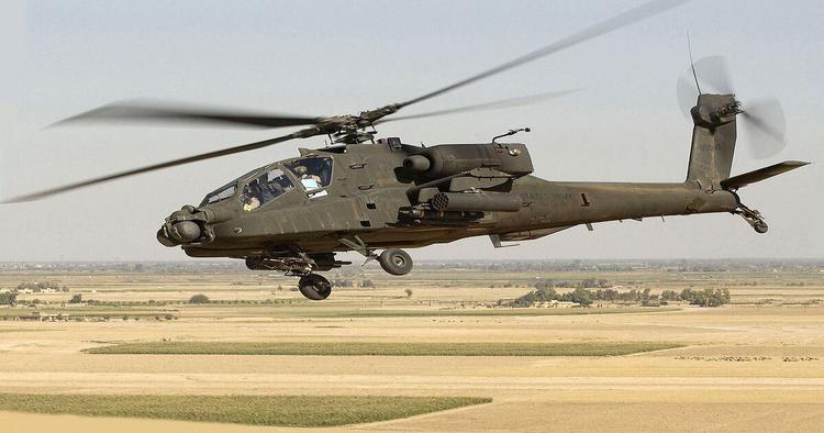 Un helicóptero Apache se estrella en ...