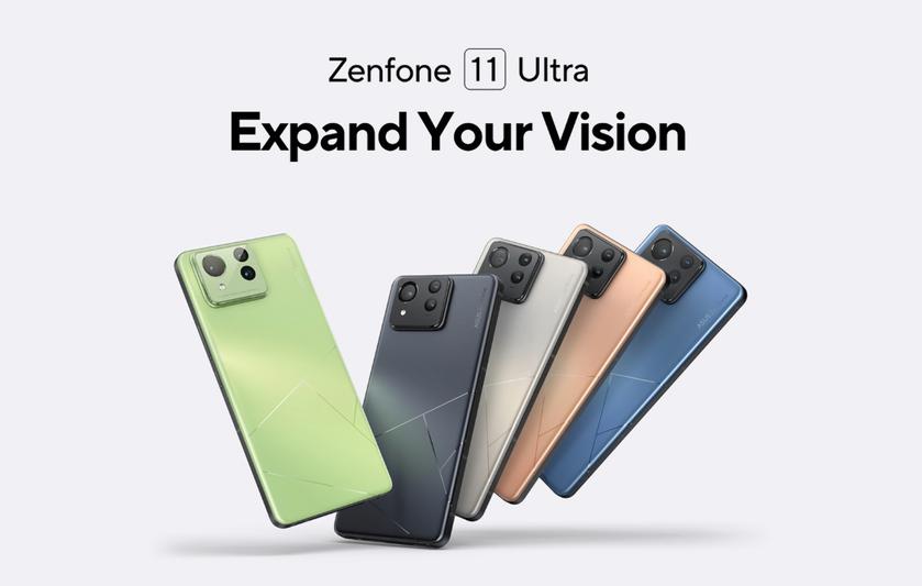 ASUS представила новую версию Zenfone 11 Ultra в цвете Vendure Green
