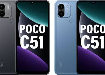 POCO C51 - Helio G36, IPS display and Android 13 Go for $105