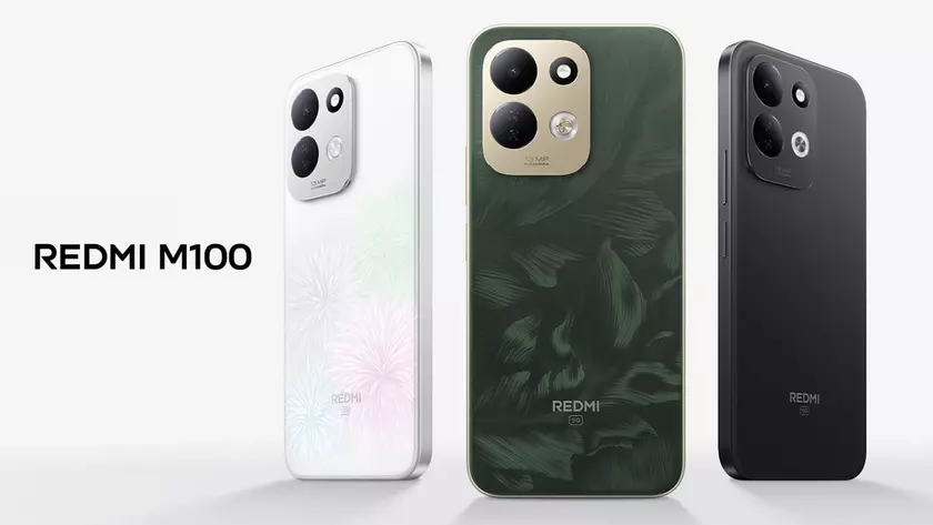 Смартфон Redmi M100 с RGB-подсветкой