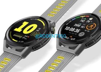 This is what the Huawei Watch GT Runner - a smart watch for runners with an advanced GPS sensor - will look like