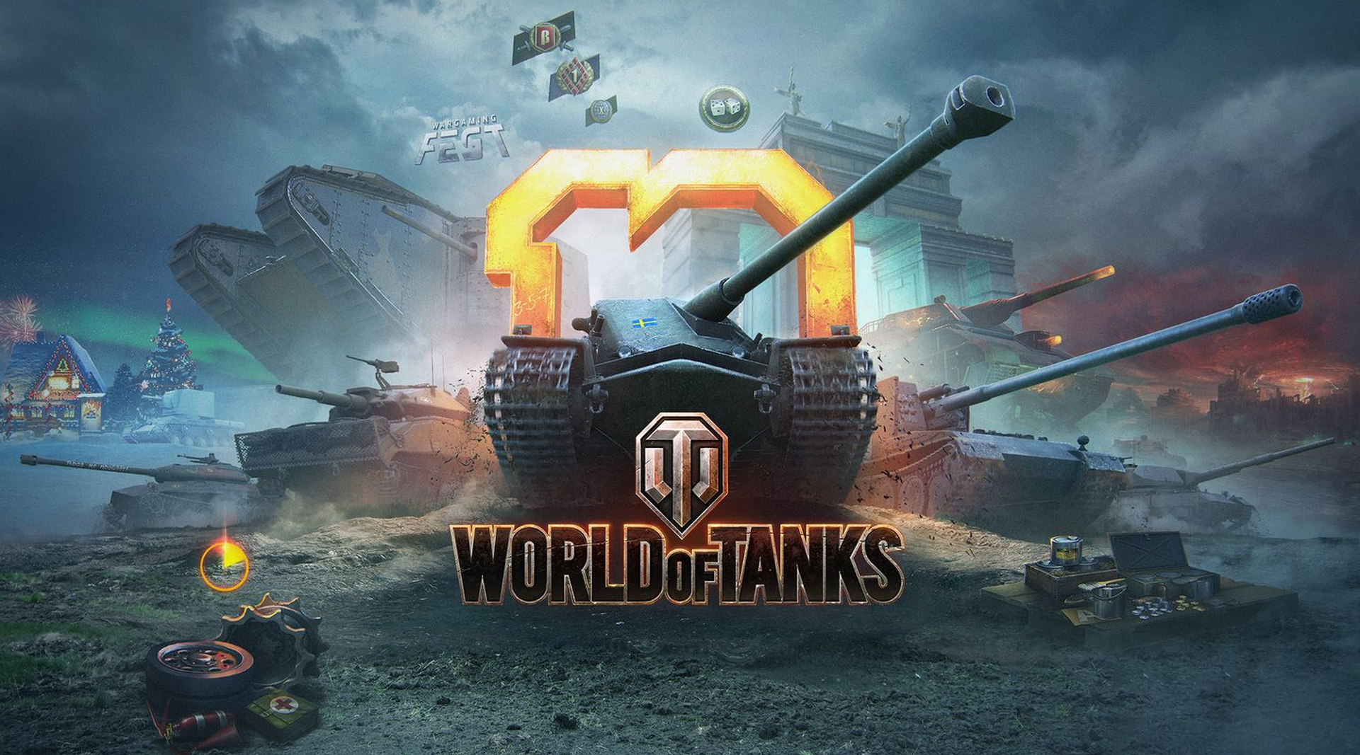 Wargaming world of tanks. World of Tanks. World of Tanks 10 лет. World of Tanks лет. Схватка WOT.