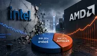 Intel теряет хватку: доля рынка x86 упала ниже 70% впервые за 31 год