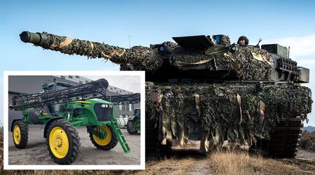 Міноборони Росії видало самохідний обприскувач John Deere 4830 за знищений німецький танк Leopard 2