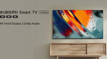 Xiaomi Smart TV X: серія телевізорів з 4K-екранами, діагоналями до 55 дюймів, динаміками на 30 Вт та ціною від $364